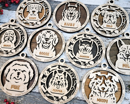 Custom Dog Ornaments