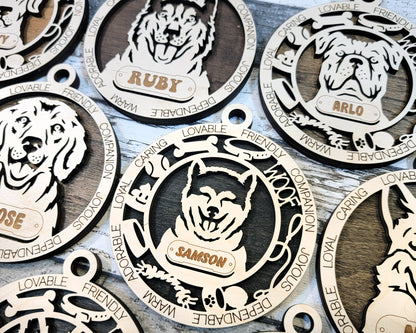 Custom Dog Ornaments